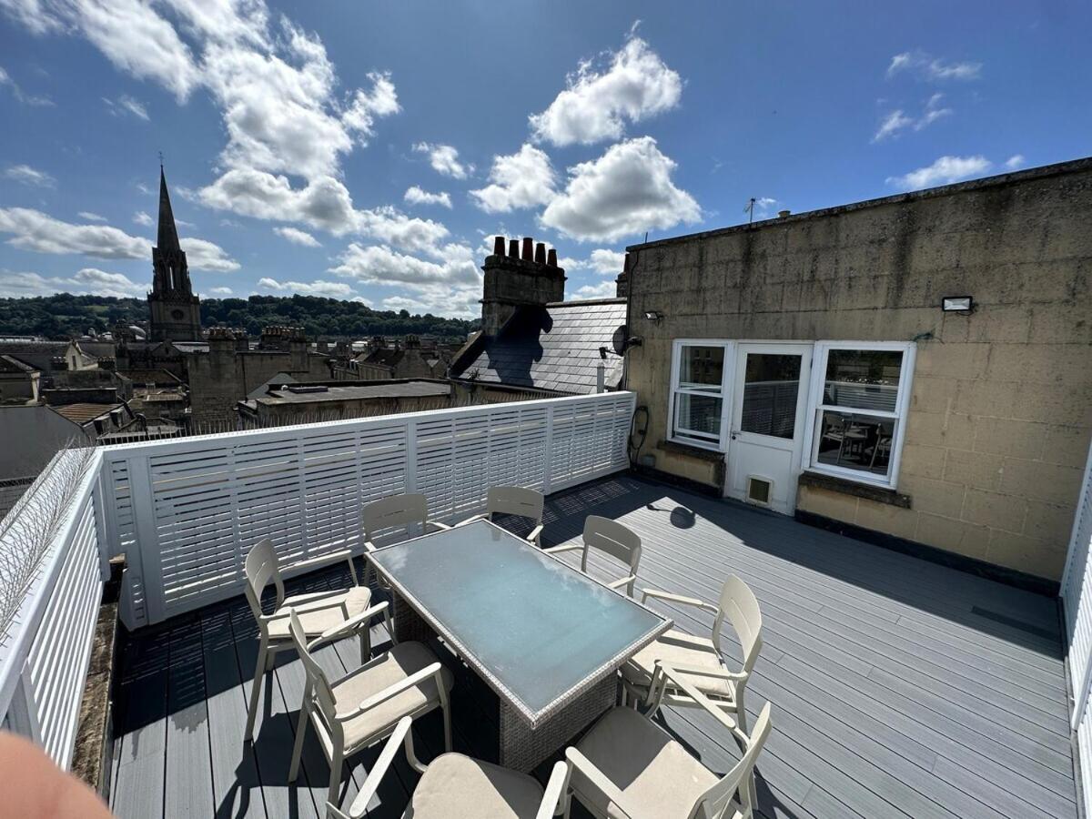 The Roof Terrace Maisonette - City Centre Bath Luaran gambar
